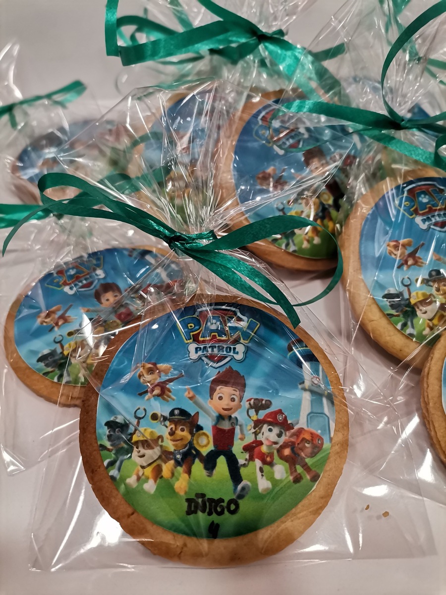 Galletas personalizadas con impresión comestible, glasa o fondant